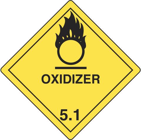 Oxidizer Warning